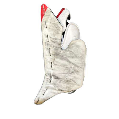 Bauer Vapor Hyperlite 2 - Ensemble complet de gardien droit Pro Stock d'occasion (blanc/rouge)